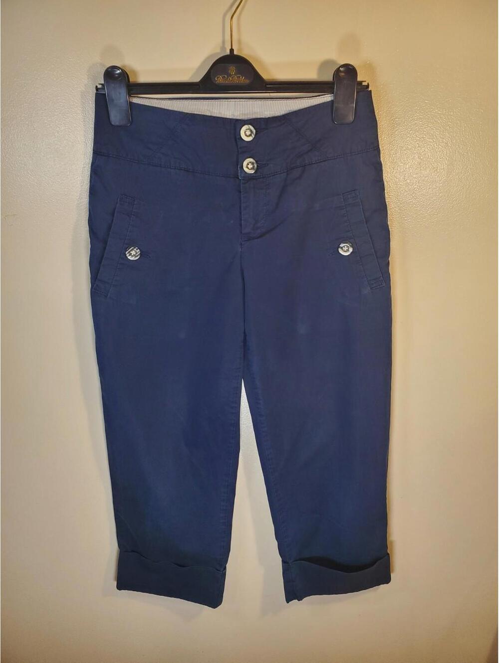 💕 Women’s / Juniors capri pants Cartonnier Size 4 NAVY  Blue Aeropostale CUTE